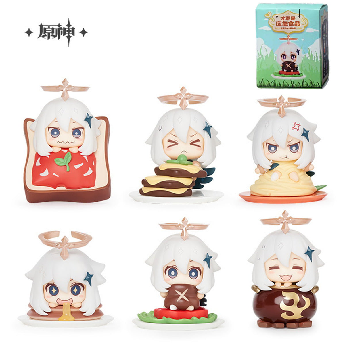 [Genshin Impact] Figurine de boîte aveugle à thème alimentaire Paimon
