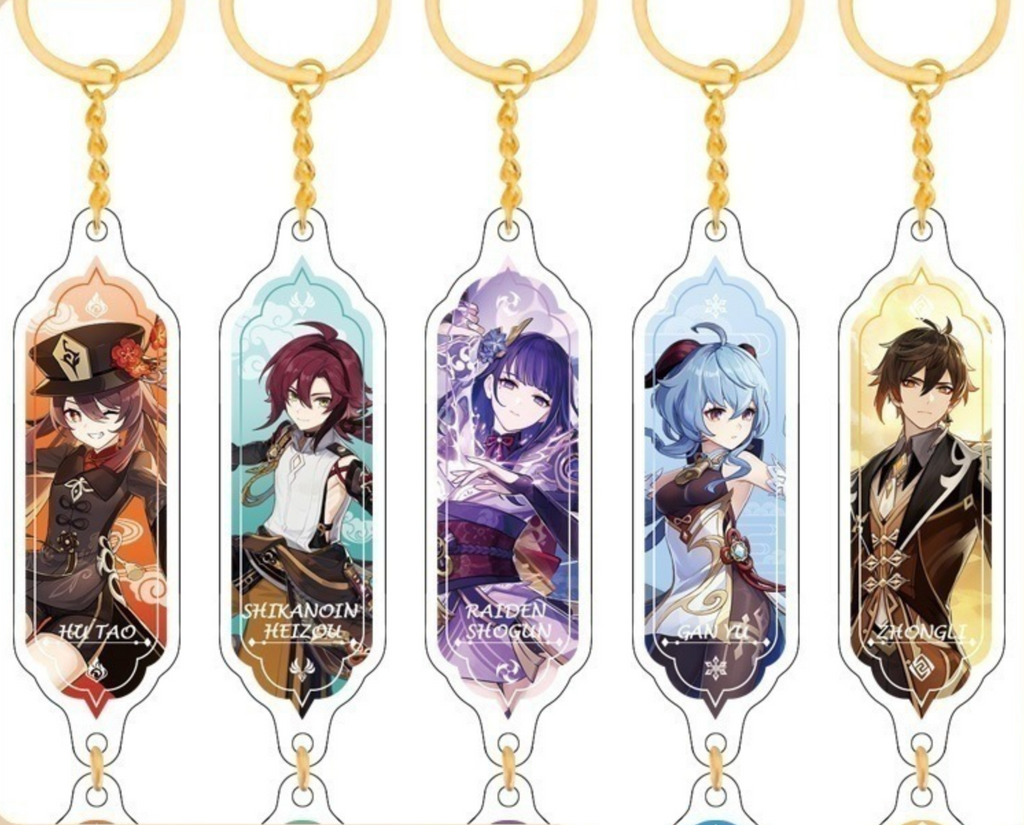 [Genshin Impact] Porte-clés Personnages