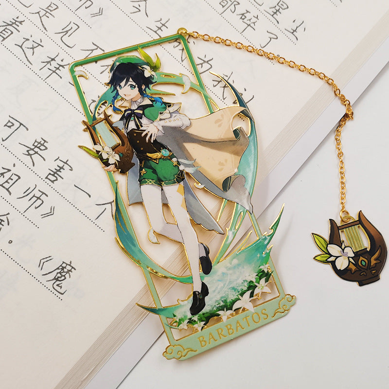 [Genshin Impact] [FAN MADE] Character Metal Bookmark