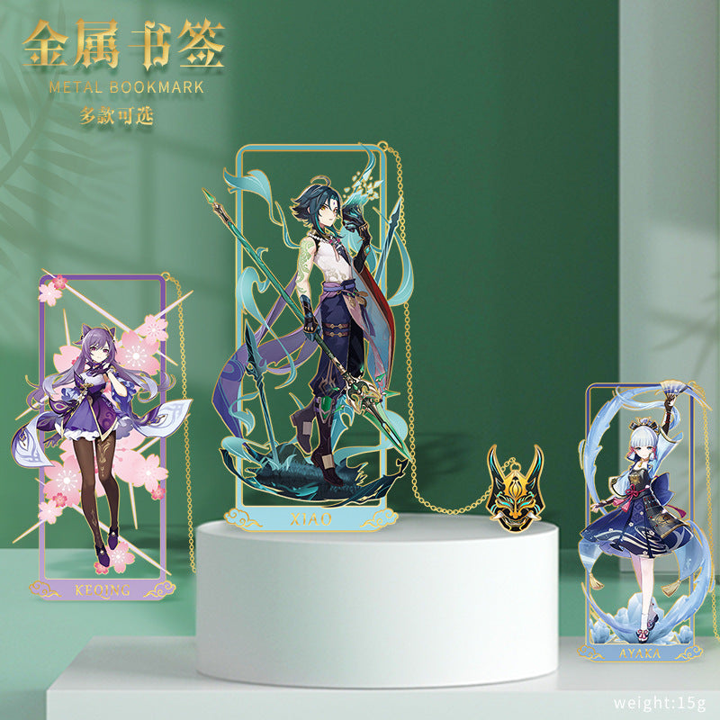 [Genshin Impact] [FAN MADE] Character Metal Bookmark