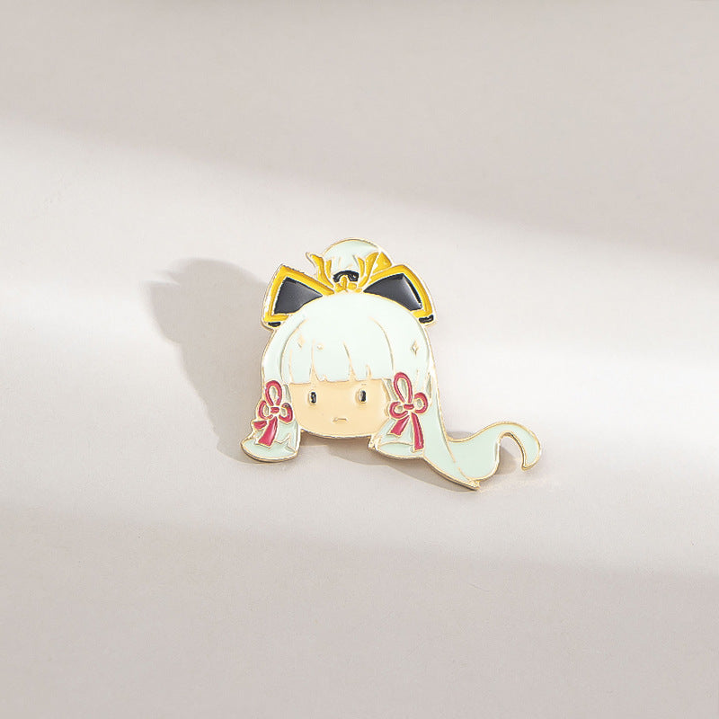 [Genshin Impact] [FAN MADE] Broche en émail de personnage