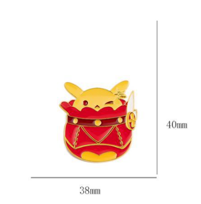 [Genshin Impact] [FAN MADE] Broche en émail de personnage