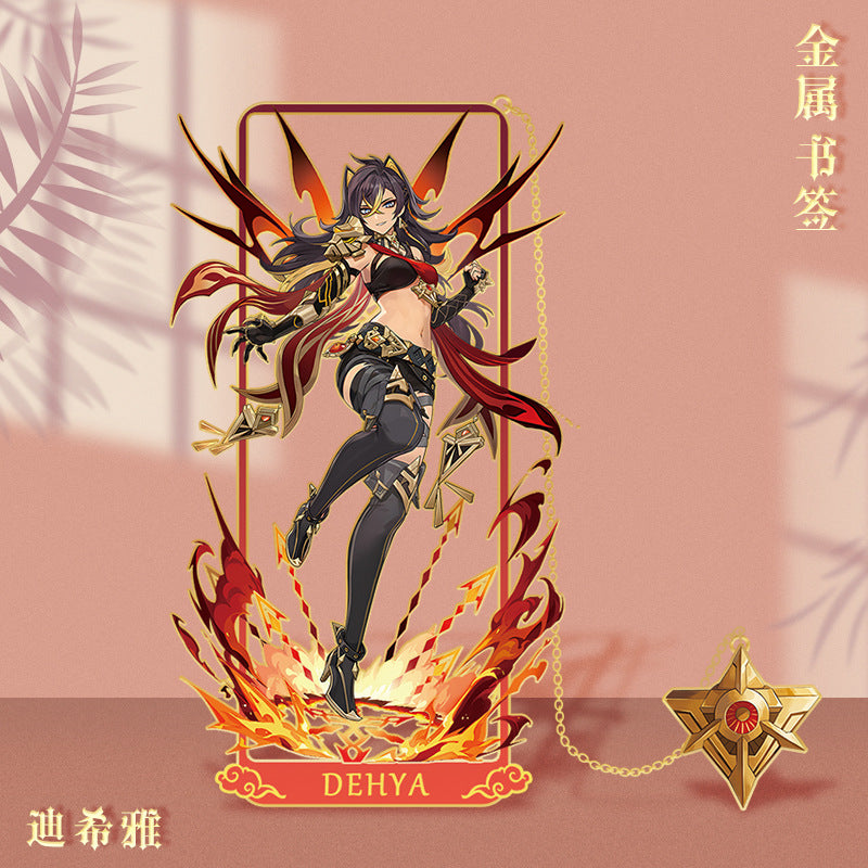 [Genshin Impact] [FAN MADE] Character Metal Bookmark
