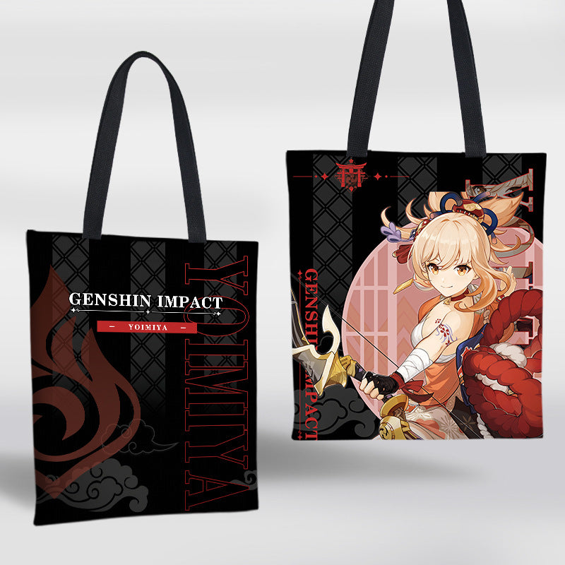 [Genshin Impact] Inazuma-Charakter-Leinentasche