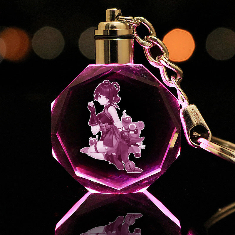 [Genshin Impact] [FAN MADE] Crystal Keychain