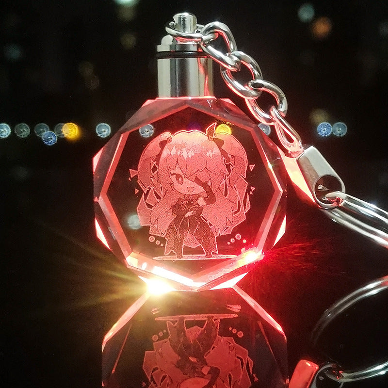 [Genshin Impact] [FAN MADE] Crystal Keychain