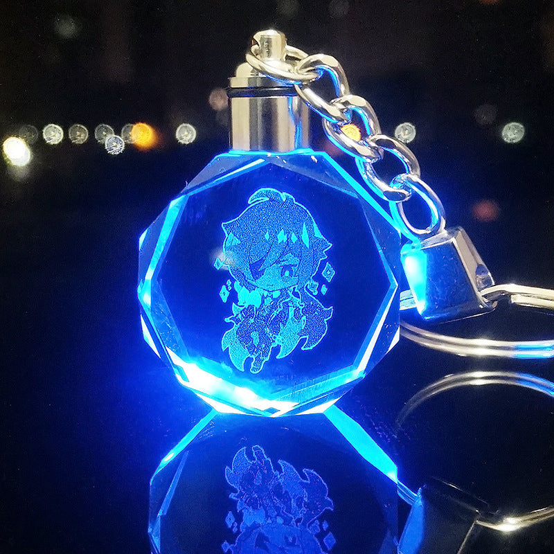 [Genshin Impact] [FAN MADE] Crystal Keychain