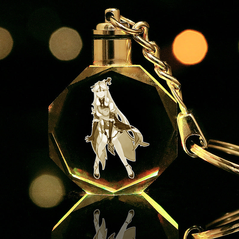 [Genshin Impact] [FAN MADE] Crystal Keychain
