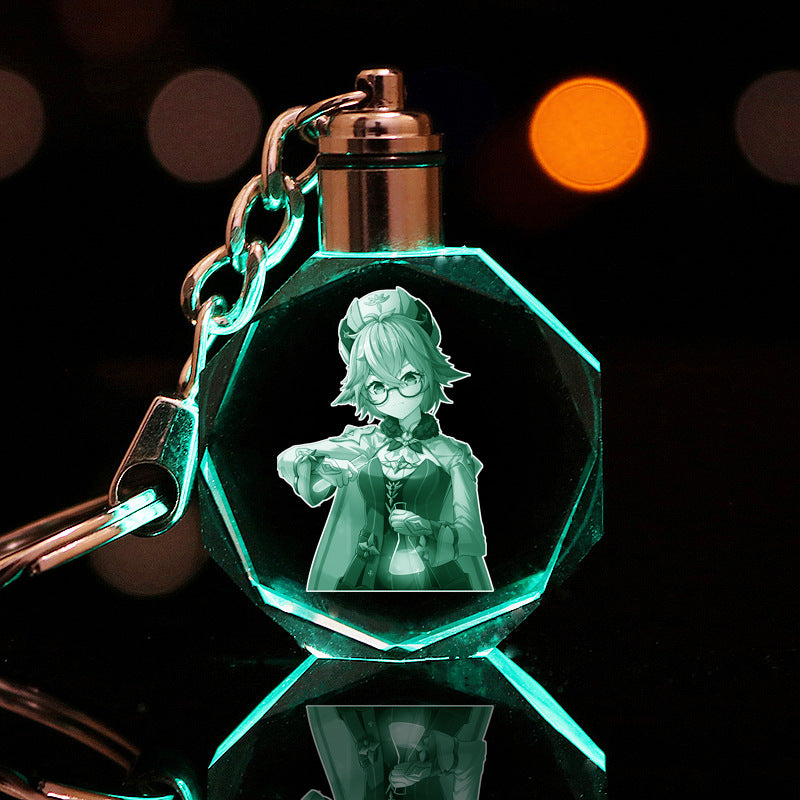 [Genshin Impact] [FAN MADE] Crystal Keychain