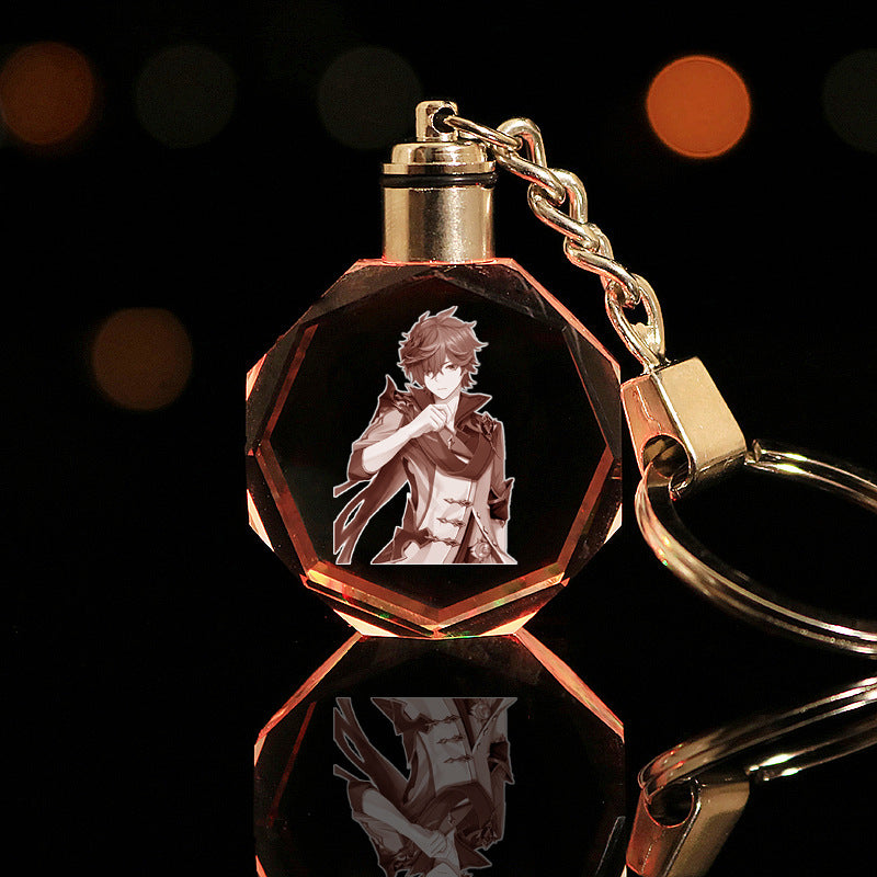 [Genshin Impact] [FAN MADE] Crystal Keychain