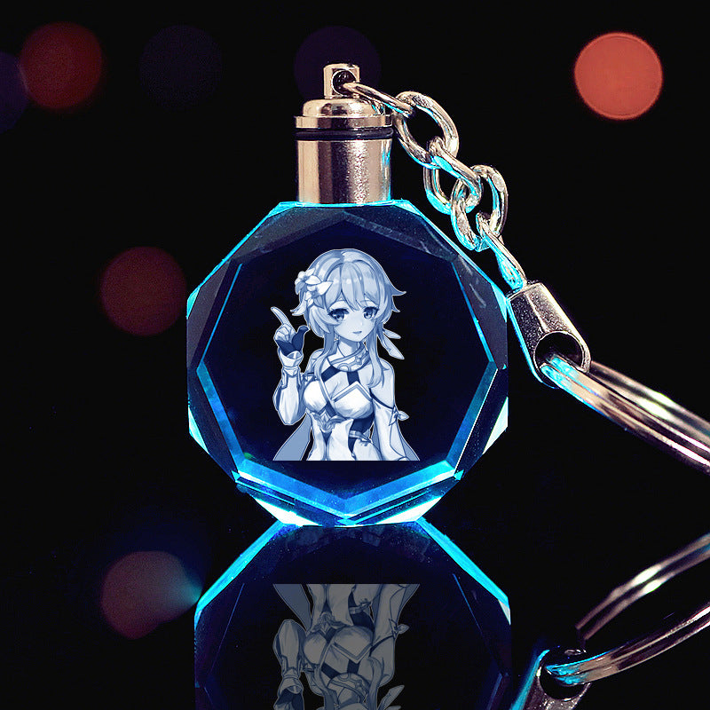 [Genshin Impact] [FAN MADE] Crystal Keychain
