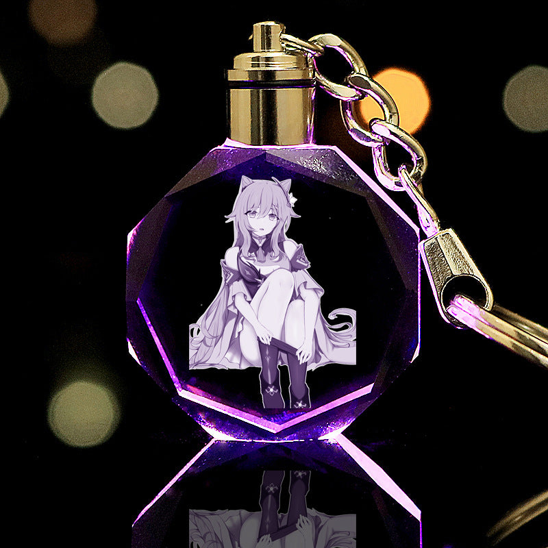 [Genshin Impact] [FAN MADE] Crystal Keychain