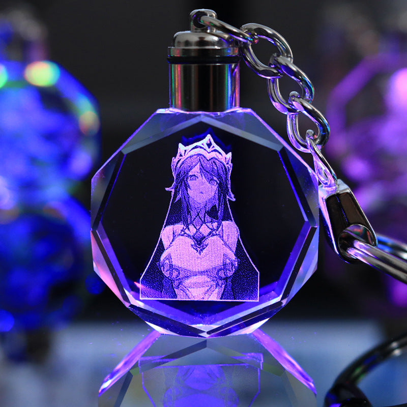 [Genshin Impact] [FAN MADE] Porte-clés en cristal