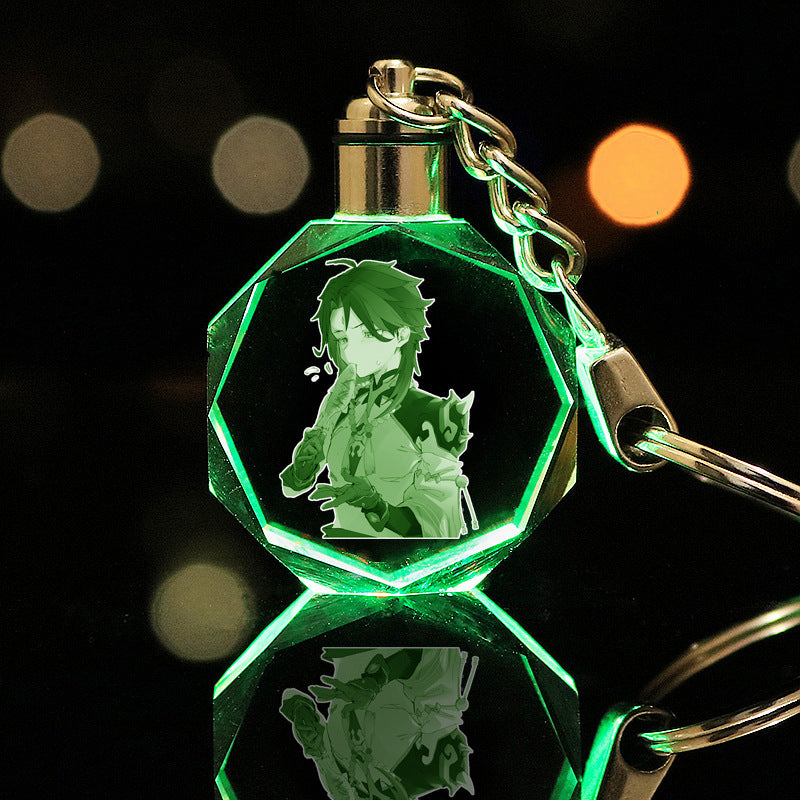 [Genshin Impact] [FAN MADE] Crystal Keychain