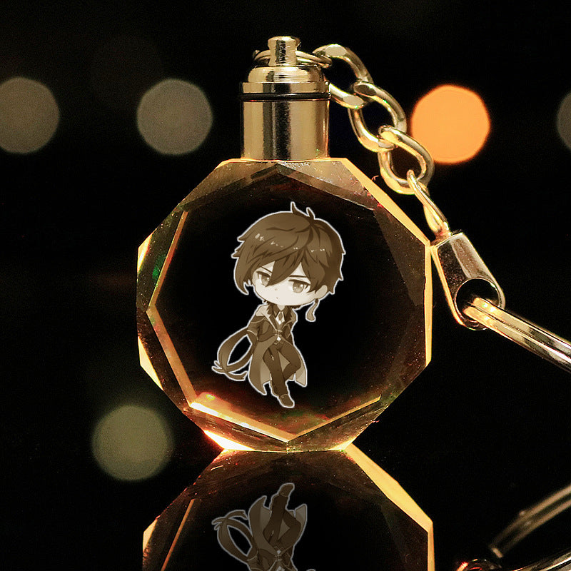 [Genshin Impact] [FAN MADE] Porte-clés en cristal