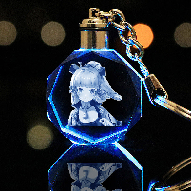 [Genshin Impact] [FAN MADE] Crystal Keychain