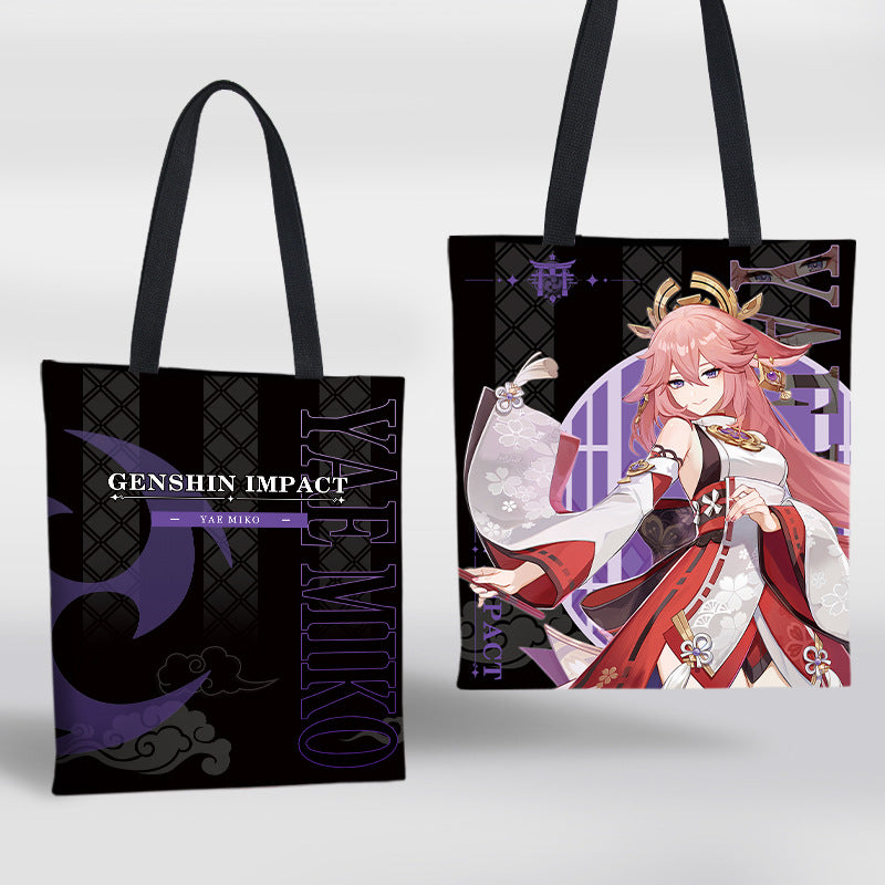 [Genshin Impact] Inazuma-Charakter-Leinentasche