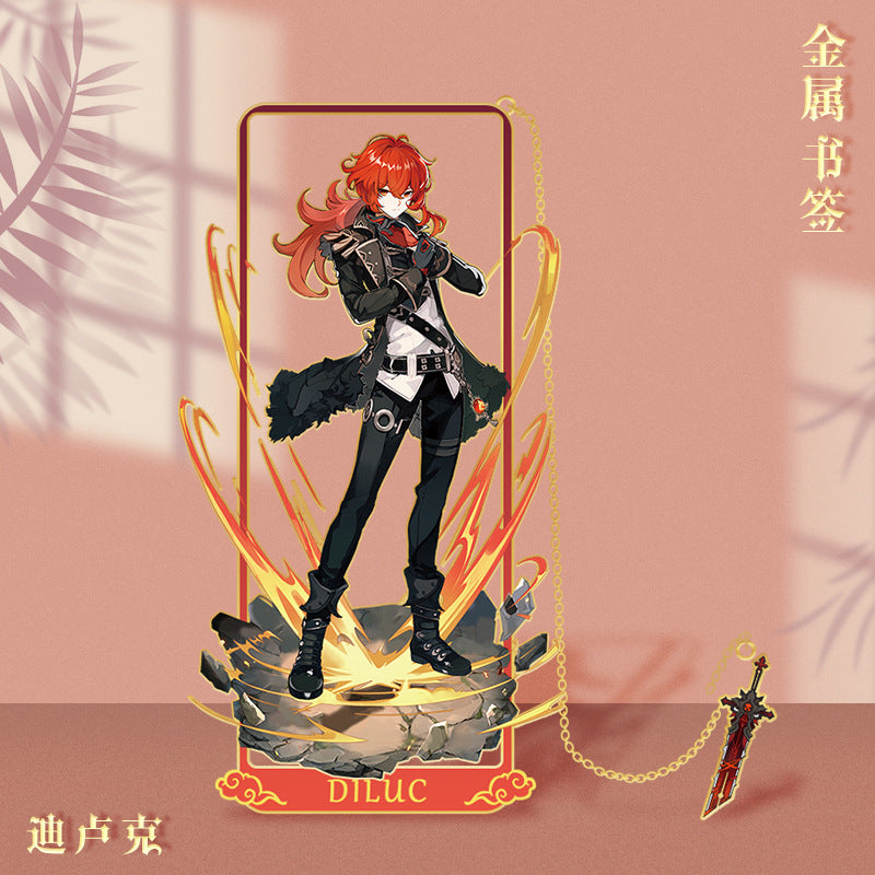 [Genshin Impact] [FAN MADE] Character Metal Bookmark